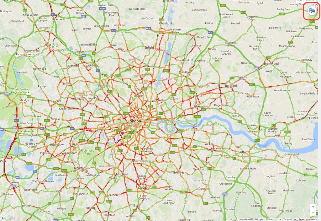 Traffic Map: Toggle Switch