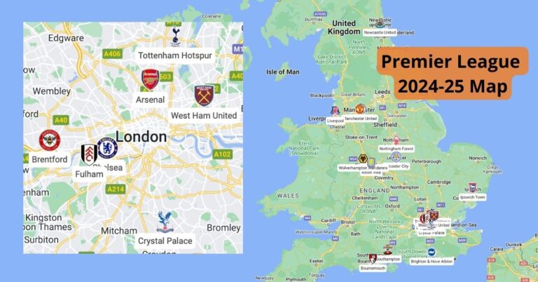 Interactive Premier League Map 2024-2025