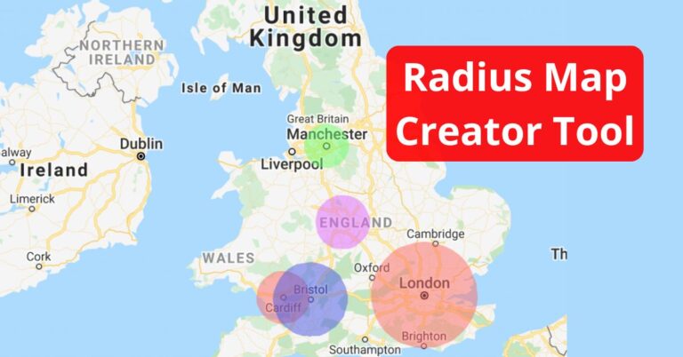 Radius Map Creator: Draw Circles on Maps